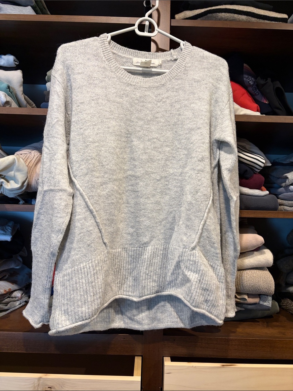 H&M Cozy Crewneck Women’s Sweater - Light Gray Small